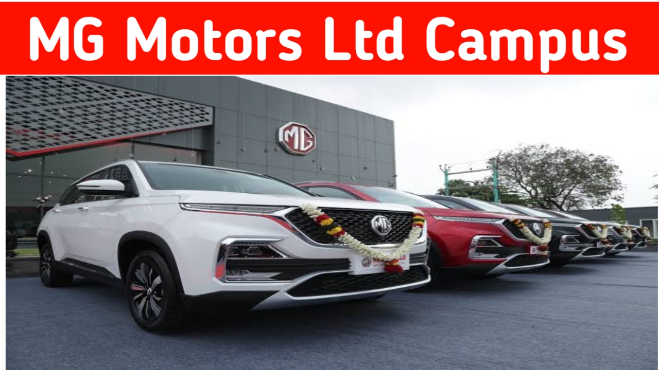 MG Motors Ltd Campus Placement 2025